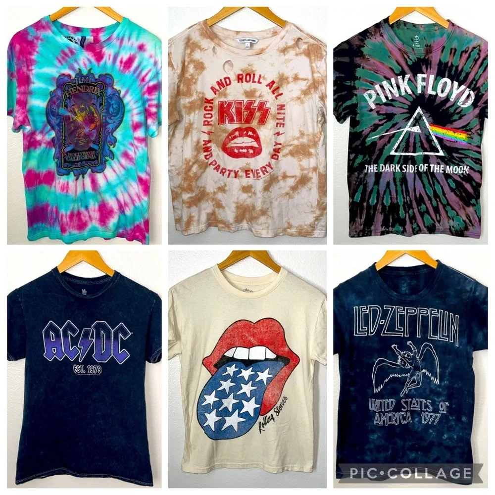 Band tee t-shirt mystery bundle 5/$35 - Picture 1 of 2